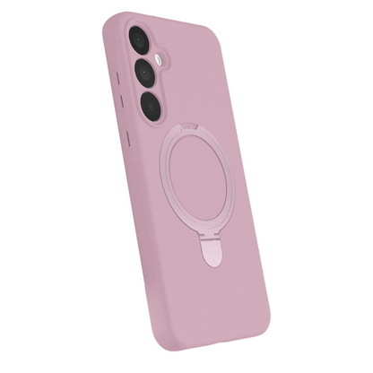 Samsung Galaxy A35 5g Regal Magsafe Standlı Kapak - Açık Pembe