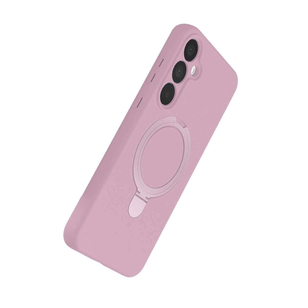 Samsung Galaxy A35 5g Regal Magsafe Standlı Kapak - Açık Pembe