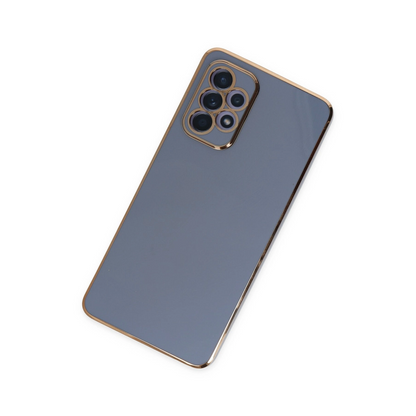 Newface Samsung Galaxy A52 Kılıf Volet Silikon - Mavi