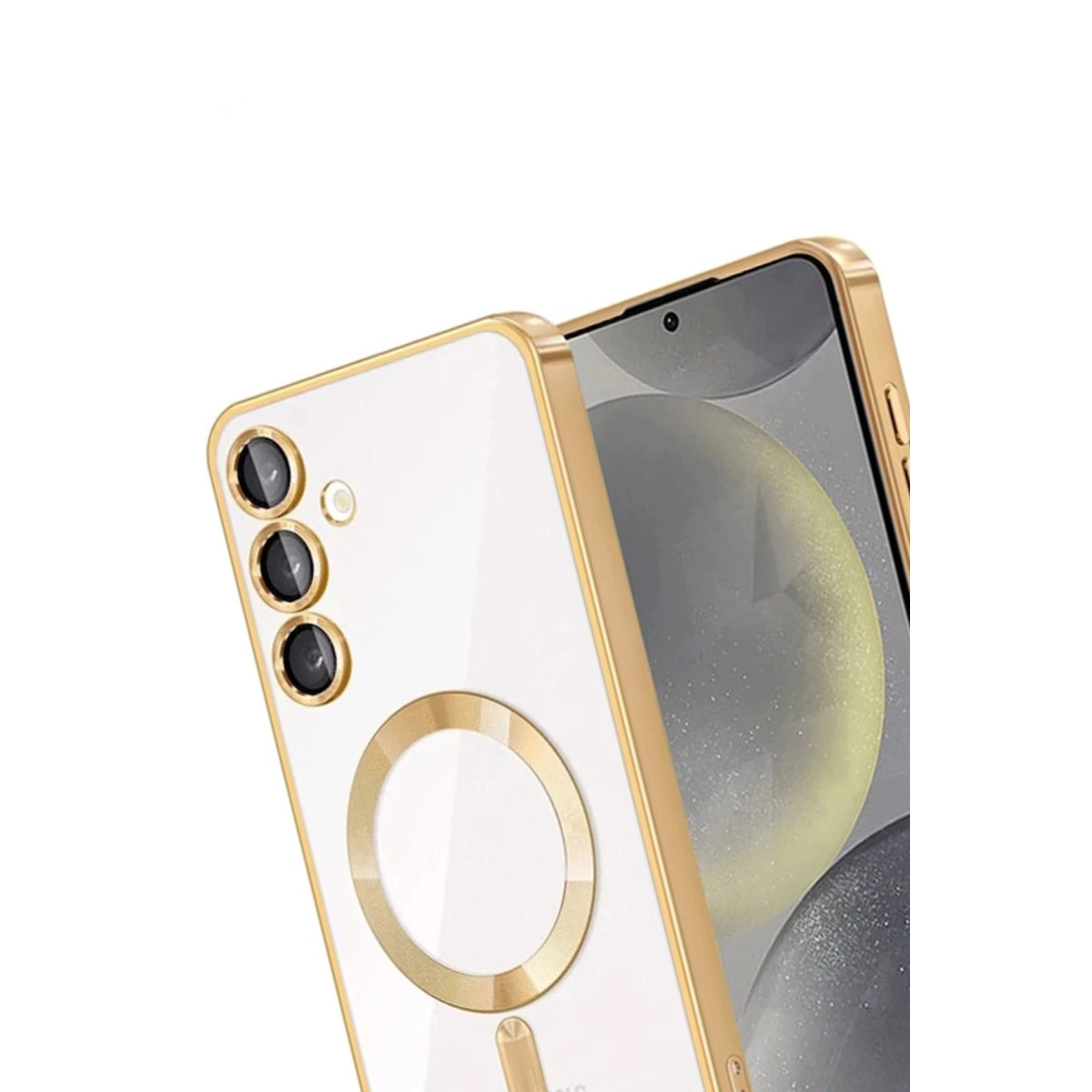 Samsung Galaxy A54 5g Kross Magneticsafe Kapak - Gold