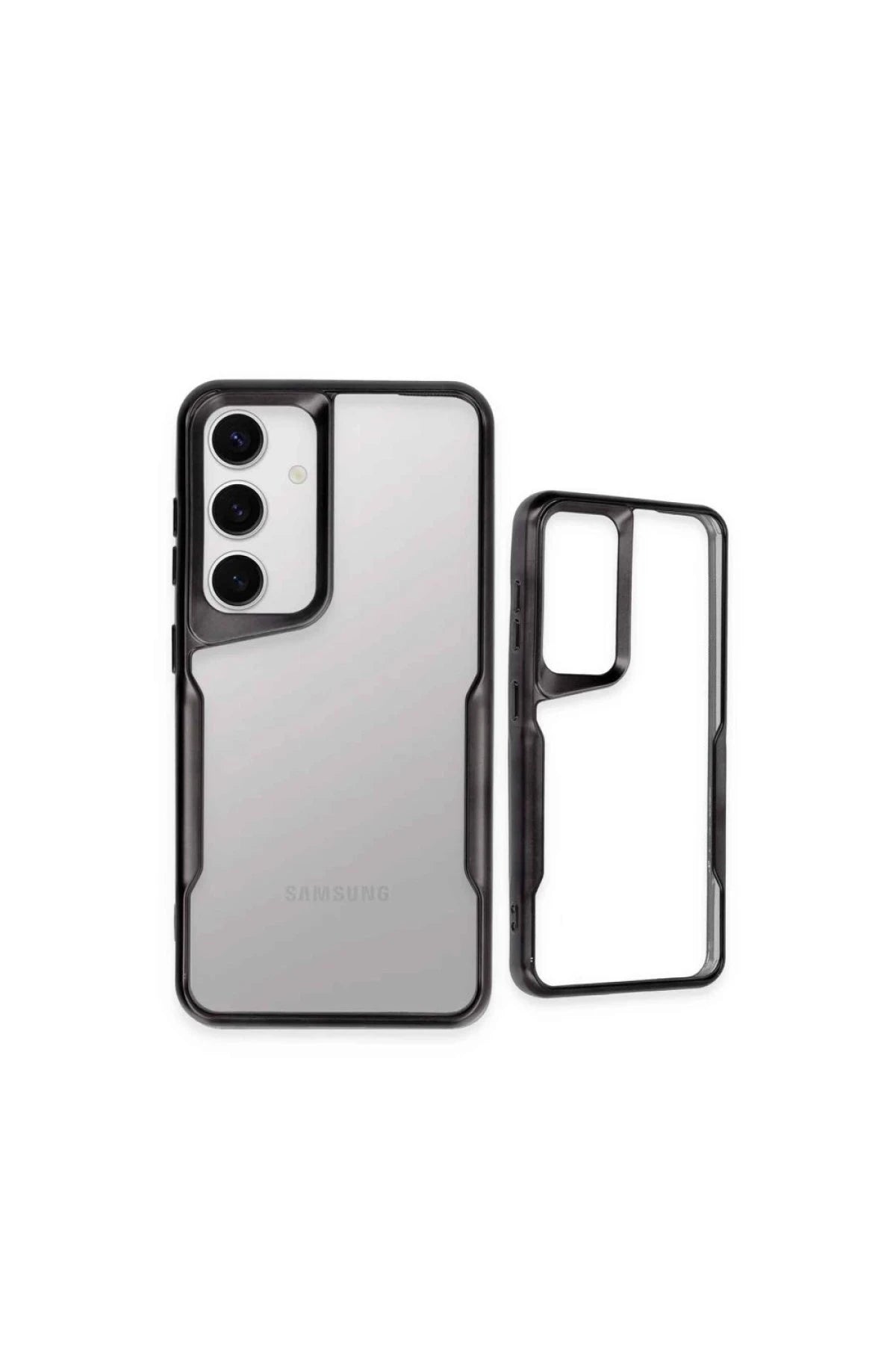 Newface Samsung Galaxy A55 5G Kılıf Boyi Silikon Kapak - Siyah