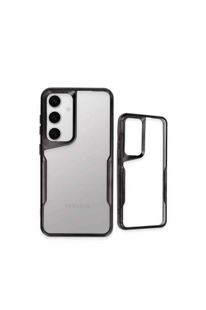 Newface Samsung Galaxy A55 5G Kılıf Boyi Silikon Kapak - Siyah