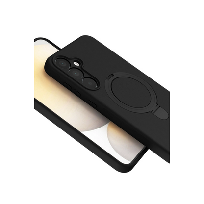 Samsung Galaxy A55 5g Regal Magsafe Standlı Kapak - Siyah
