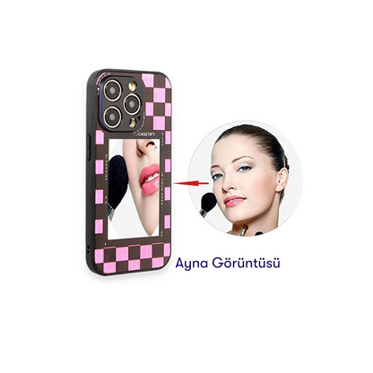 Newface Samsung Galaxy J7 Kılıf Mirror Desenli Kapak - Mirror - 12