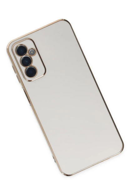 Newface Samsung Galaxy M23 Kılıf Volet Silikon - Beyaz