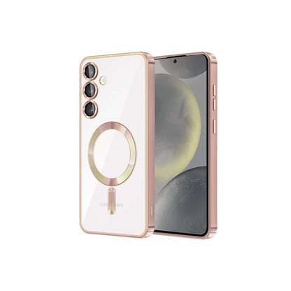 Newface Samsung Galaxy S23 Kılıf Kross Magneticsafe Kapak - Rose