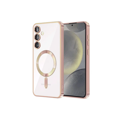 Newface Samsung Galaxy S23 Kılıf Kross Magneticsafe Kapak - Rose
