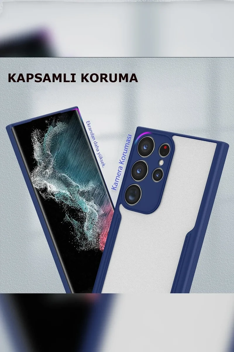 Newface Samsung Galaxy S23 Plus Kılıf Platin Silikon - Kırmızı