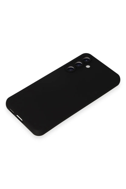 Newface Samsung Galaxy S24 Kılıf Nano içi Kadife Silikon - Siyah