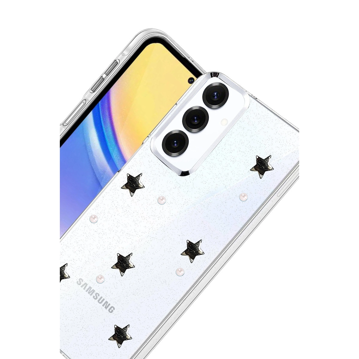 Samsung Galaxy S25 Plus Fiyonk Desenli Kapak - Desen 7