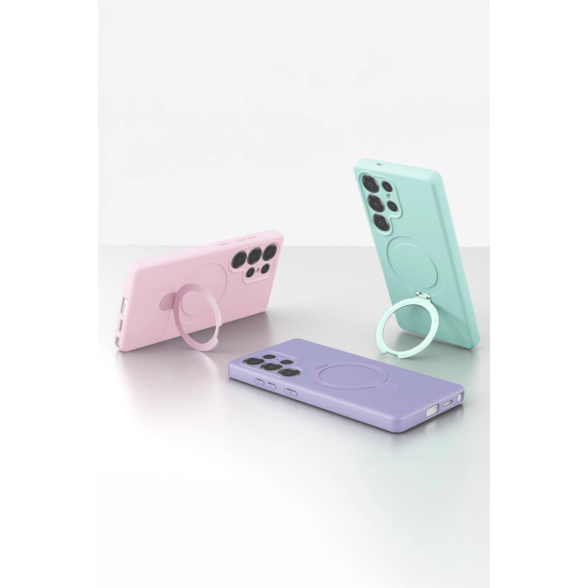 Samsung Galaxy S25 Ultra Regal Magsafe Standlı Kapak - Siyah
