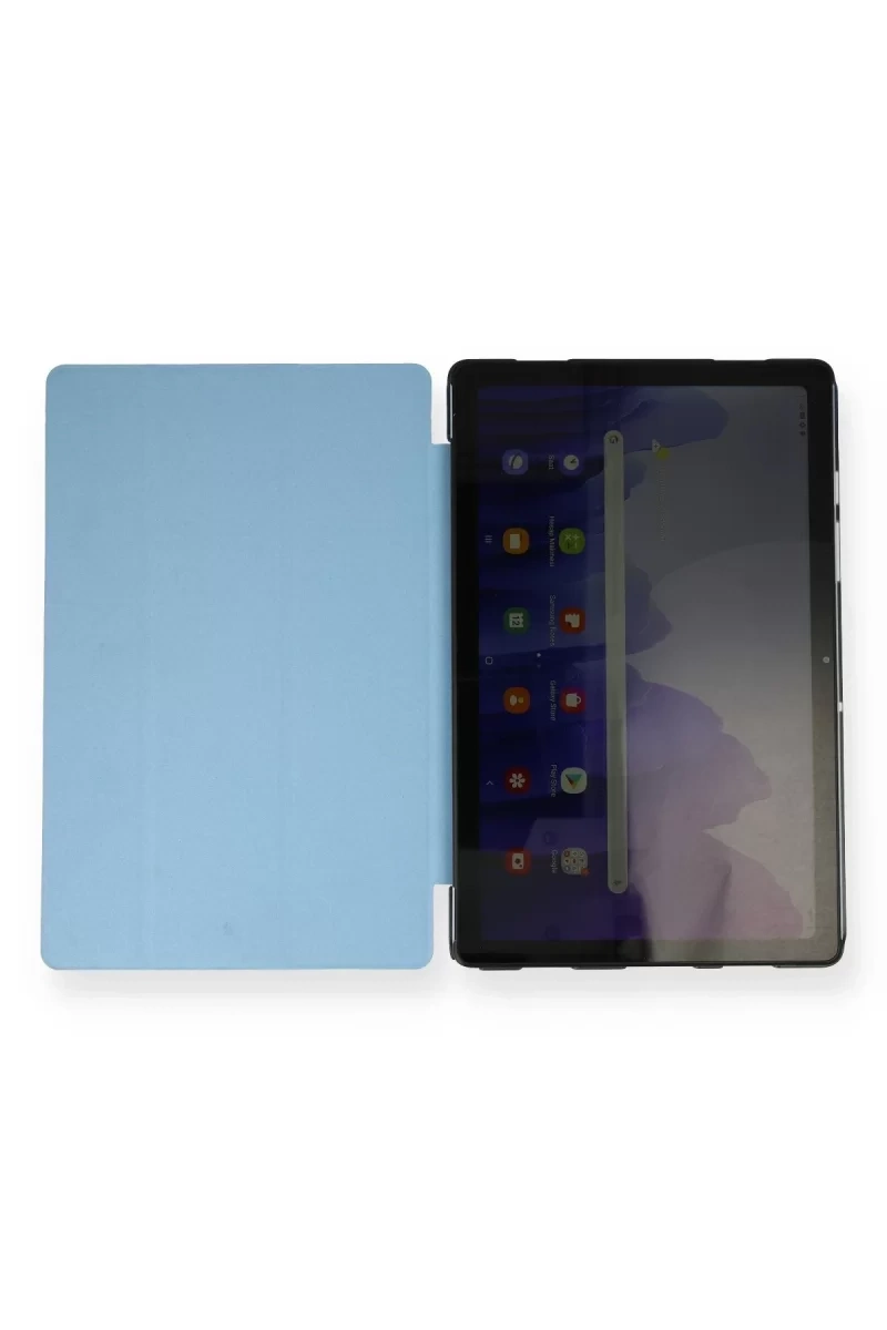 Newface Samsung Galaxy X200 Tab A8 10.5 Kılıf Tablet Smart Kılıf - Mavi