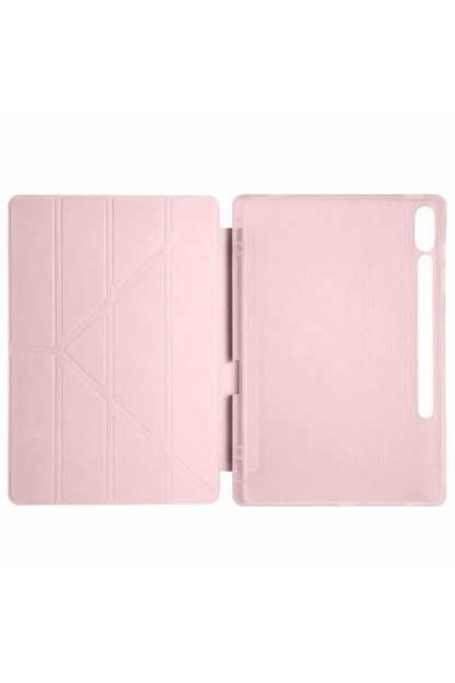 Newface Samsung Galaxy X510 Tab S9 Fe 11 Kılıf Kalemlikli Mars Tablet Kılıfı - Rose Gold
