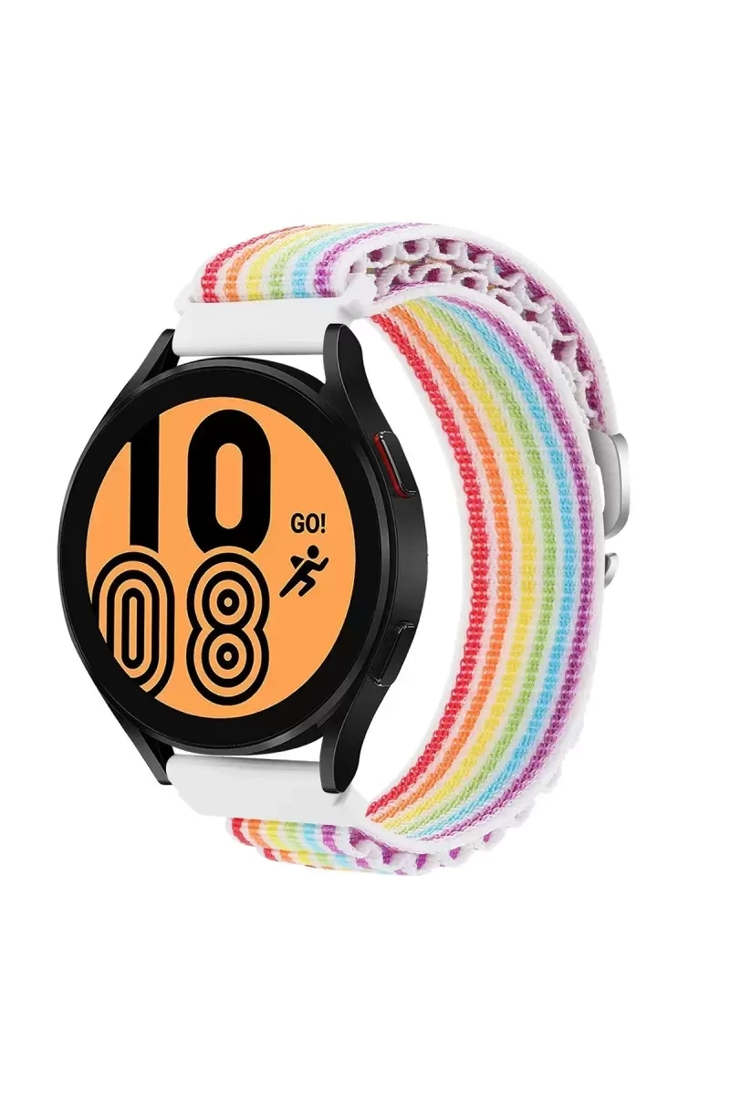Newface Watch 20mm Kr410 Kumaş Kordon - Gökkuşağı