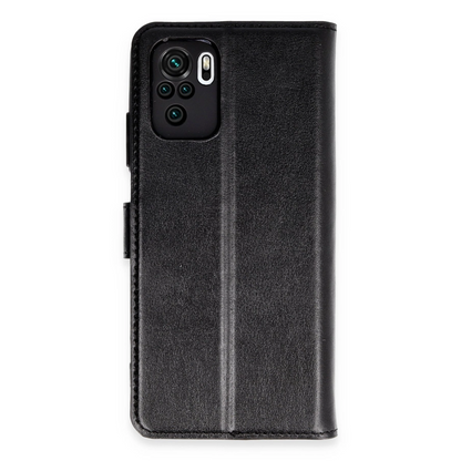 Xiaomi Mi Note 10 Trend S Plus Kapaklı Kılıf - Siyah