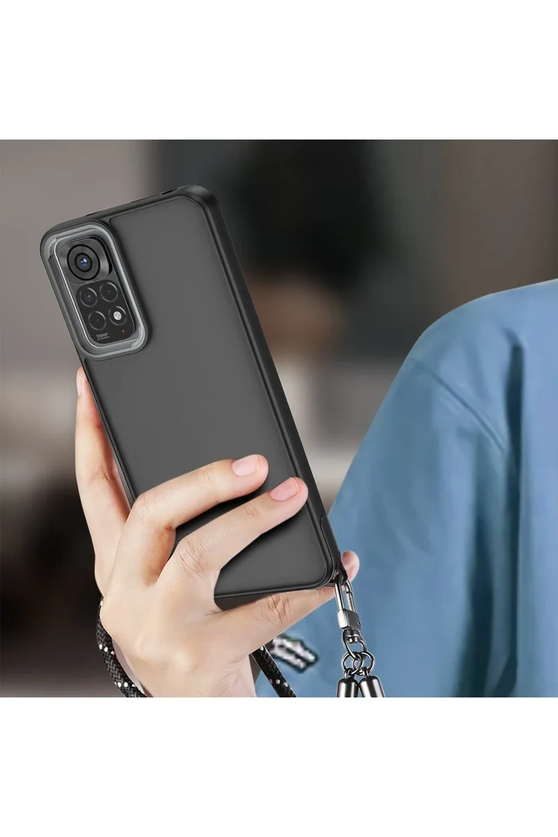Newface Xiaomi Redmi Note 11 Kılıf Elegant Kapak - Açık Mavi
