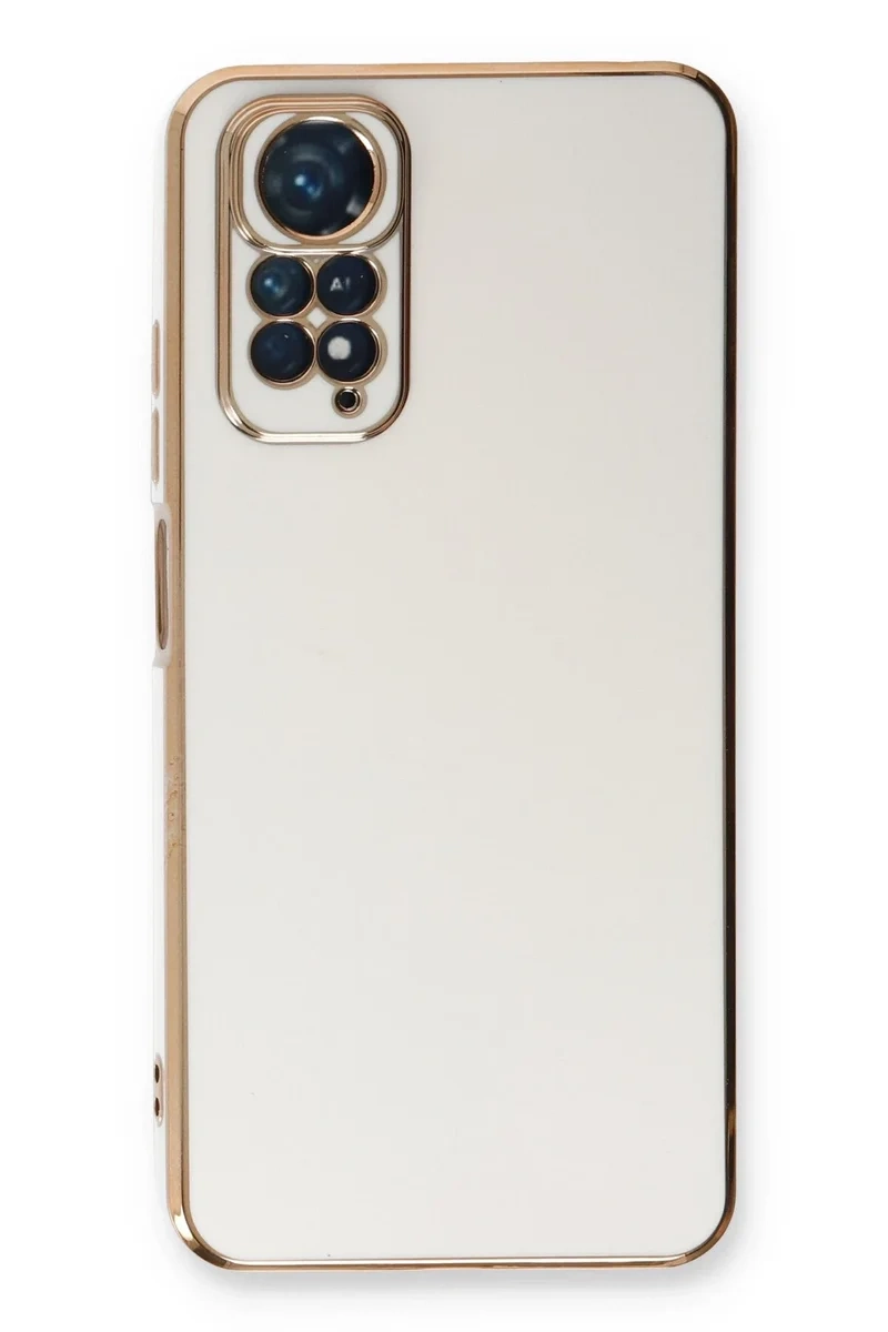 Newface Xiaomi Redmi Note 11 Kılıf Volet Silikon - Beyaz