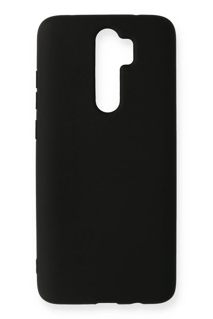 Newface Xiaomi Redmi Note 8 Pro Kılıf Nano içi Kadife Silikon - Siyah