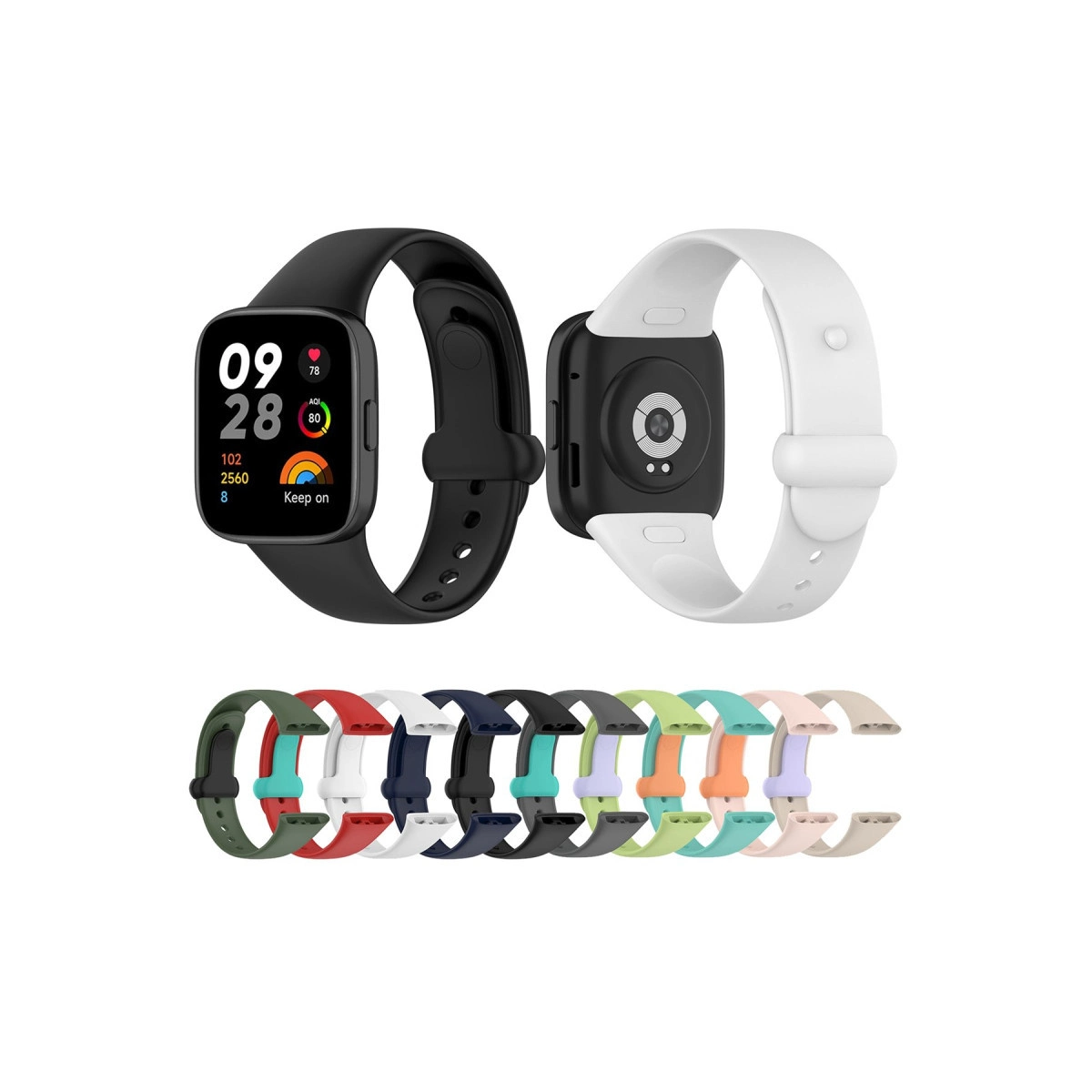 Xiaomi Redmi Watch 3 Origin Silikon Kordon - Kırmızı