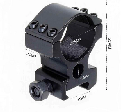 Nikula-30mm/21mm Tüfek Için Lazer,fener Bağlama Aparatı