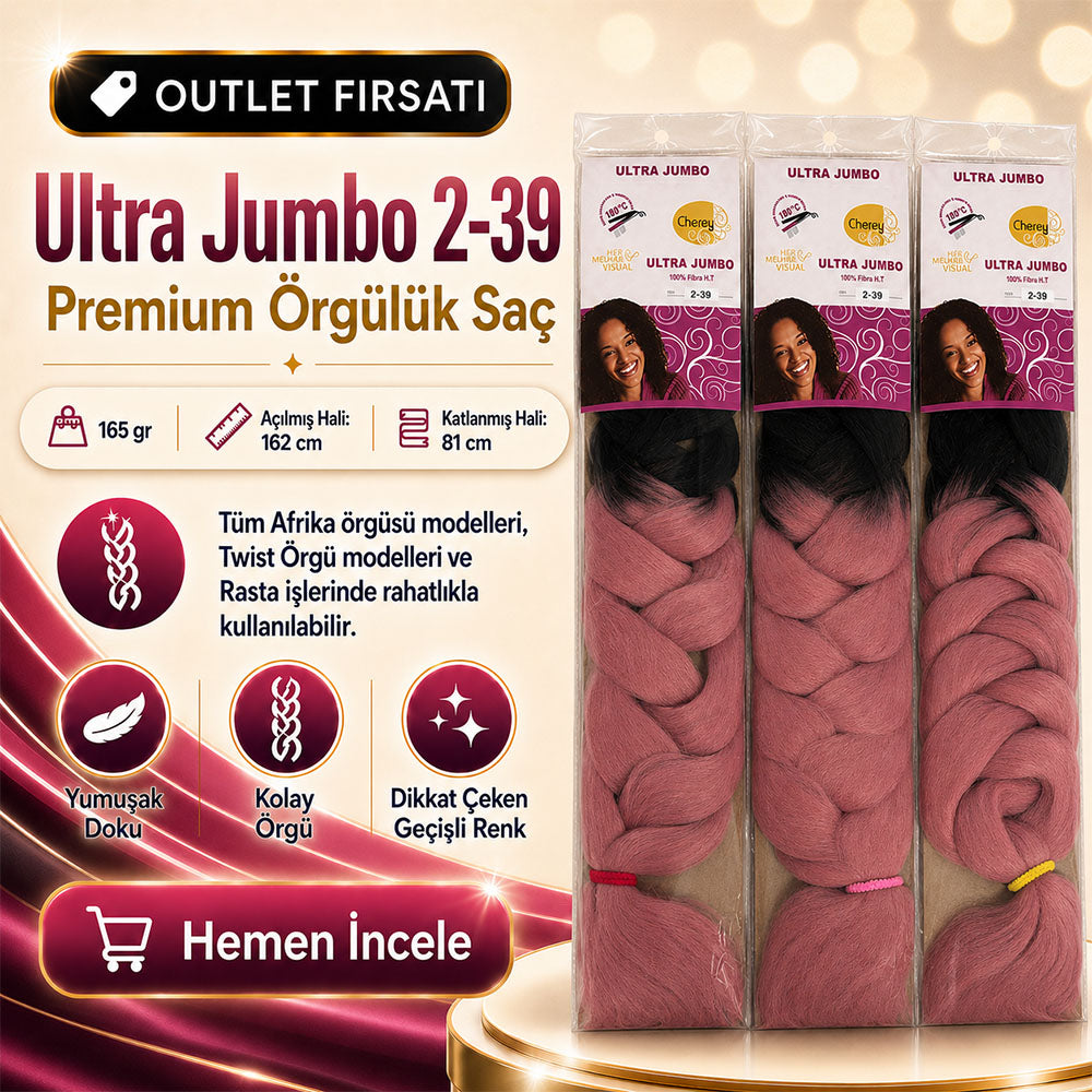 3 Paket / Afrika Örgüsü Ve Rasta İçin Sen Ombreli 2/39
