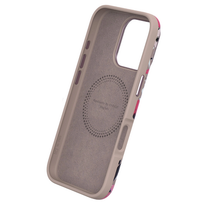 Onegif İphone 15 Plus Flower Series Magsafe Kapak - Siyah