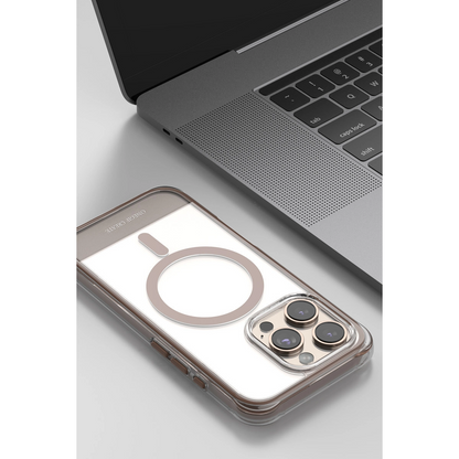 Onegif İphone 15 Pro Max Hulk Magsafe Kapak - Çöl Titanyum