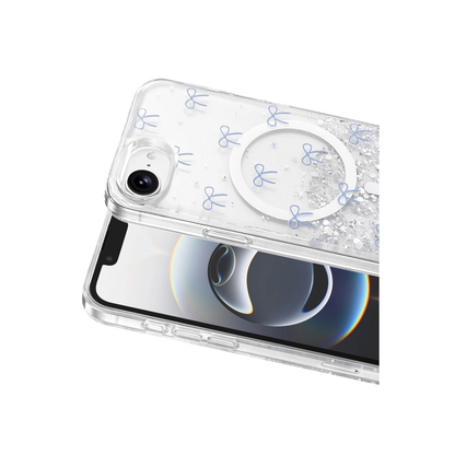 Onegif İphone 17e Misk Simli Magsafe Kapak - Desen 3