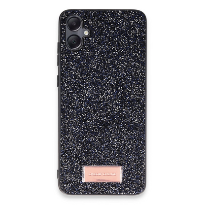 Onegif Samsung Galaxy A05 Bright Simli Kapak - Siyah