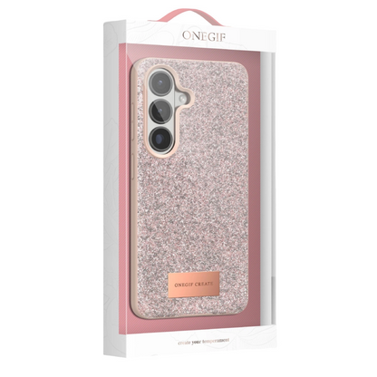Onegif Samsung Galaxy S26 Plus Bright Simli Kapak - Gümüş
