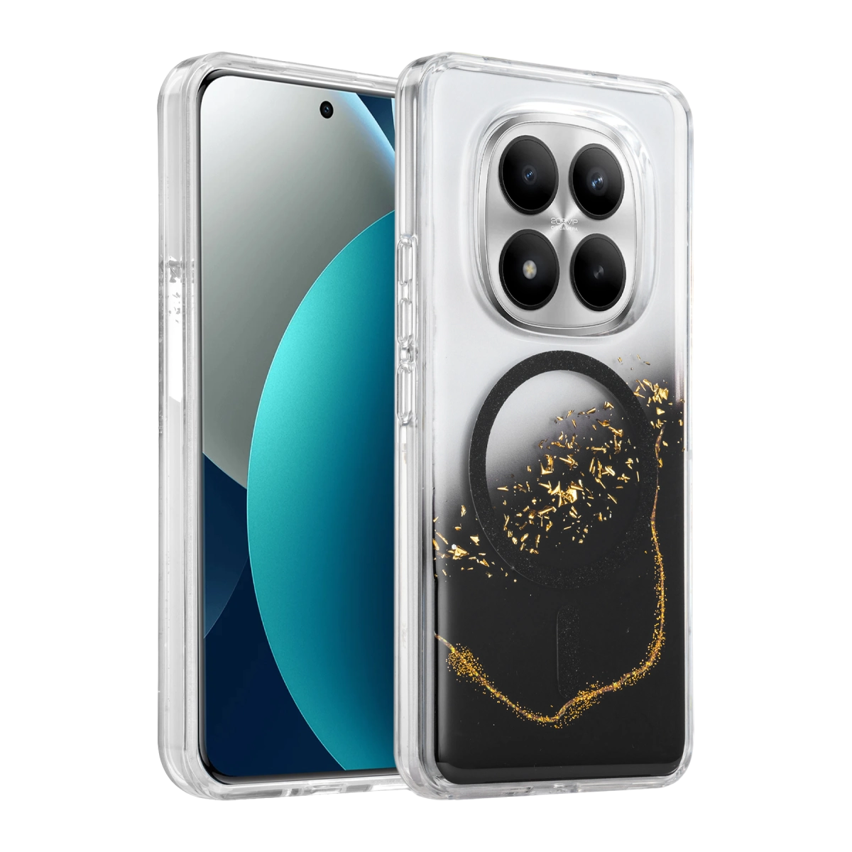 Onegif Xiaomi Redmi Note 15 Pro 4g Lotus Simli Magsafe Kapak - Siyah