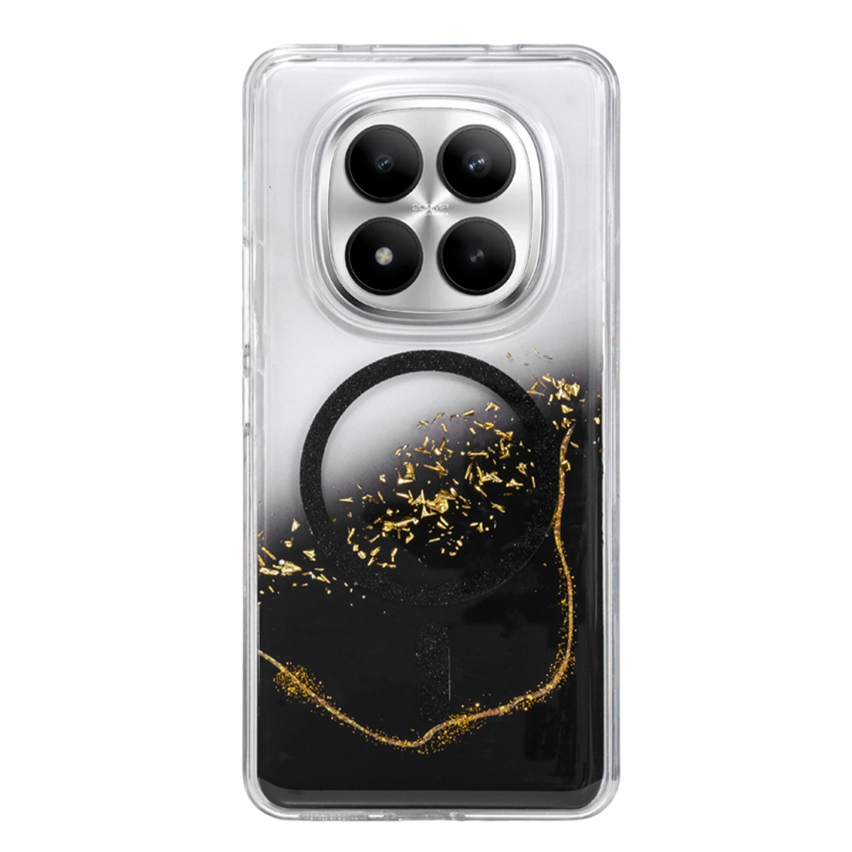 Onegif Xiaomi Redmi Note 15 Pro 4g Lotus Simli Magsafe Kapak - Siyah