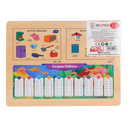 ONY-168-169 Ahşap Tutmalı Mutfak Gereçleri - Oyuncak