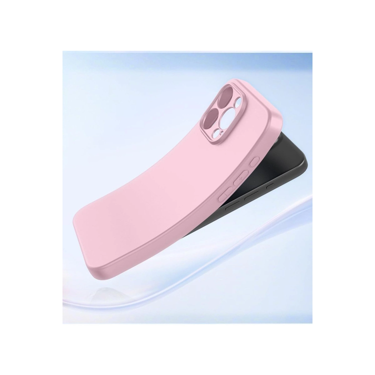 Oppo Reno 11f Kılıf First Silikon - Mavi