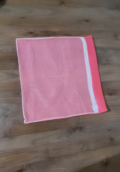 Pembe Fermuarlı - Hassas Çamaşır Terlik Ayakkabı Yı Filesi Büyük Boy