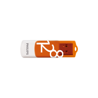 PHILIPS FM12FD05B, 128GB, USB 2.0, Vivid, Turuncu, Flash Disk
