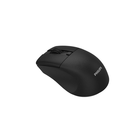 PHILIPS SPK7528B, SESSİZ, Siyah, USB Nano 2,4Gh ve Bluetooth Kablosuz, 1600dpi, Optic, 3 Tuşlu, Ergonamik, Sessiz Click, Mouse