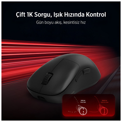 PHILIPS SPK9418B, EVNIA, Siyah, USB Nano 2,4Gh ve Bluetooth Kablosuz, 12.000dpi, Optic, 6 Programlanabilir Buton, Şarj Edilebilir, GAMING Mouse