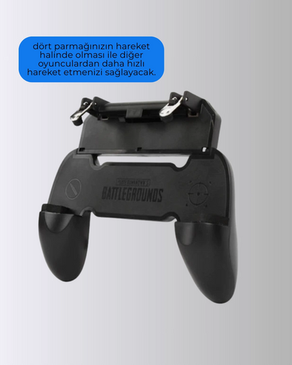 Pubg Mobile İçin Tetikleyicili Joystickli Telefon Gamepadi