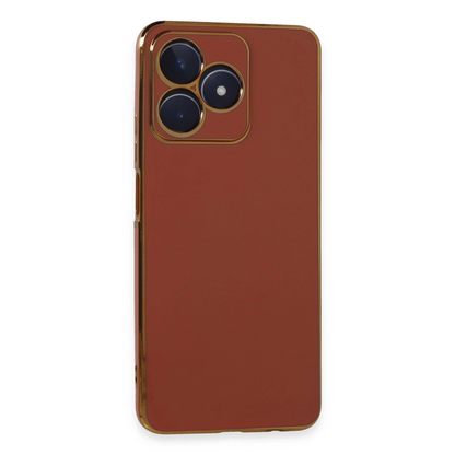 Realme C53 Kılıf Volet Silikon - Kırmızı