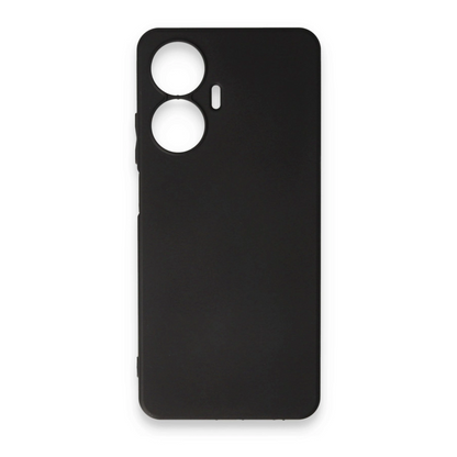Realme C55 Kılıf First Silikon - Siyah