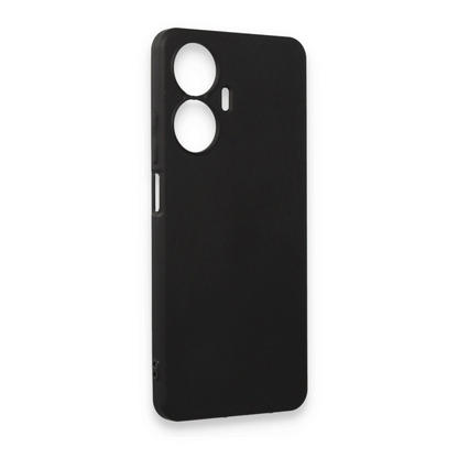 Realme C55 Kılıf First Silikon - Siyah