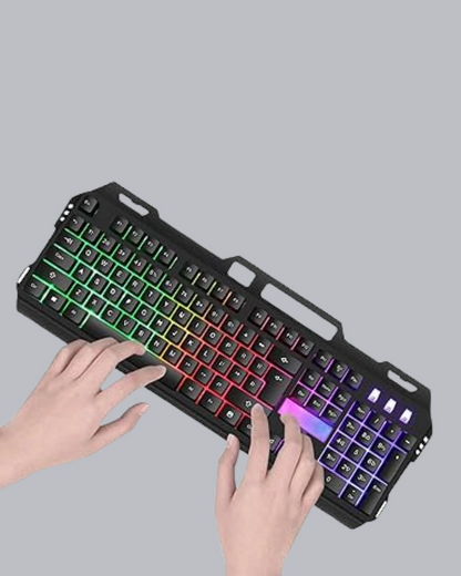 Rgb Aydınlatmalı Klavye Mouse Seti – Usb Bağlantılı, Türkçe Q, Ayarlanabilir Dpı, Ergonomik Yapı