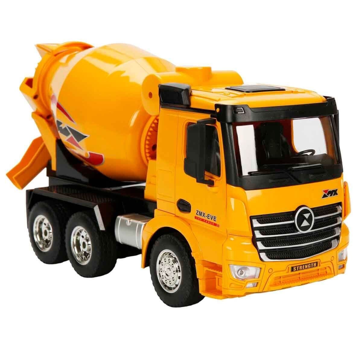 5084 Sun-rst-rc İş Makinesi 1 18 Beton Mikseri Ff 9CH 3 7V Usb 2 4 Ghz Sesli Işı