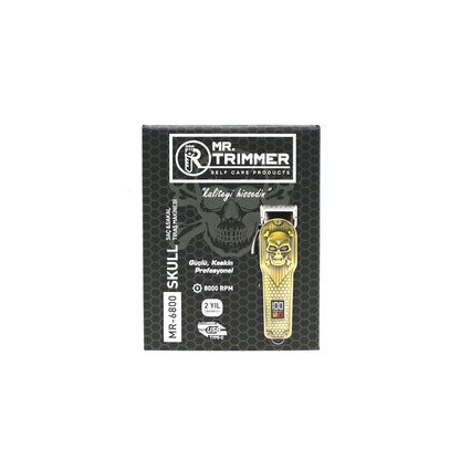 SAÇ - SAKAL KESME TRAŞ MAKİNESİ AYARLANABİLİR BIÇAK - 0,1MM-0,5MM 8000RPM 6 FARKLI KESİM MR-6800 (5643)