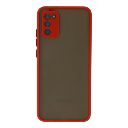 Samsung Galaxy A03s Kılıf Montreal Silikon Kapak - Kırmızı