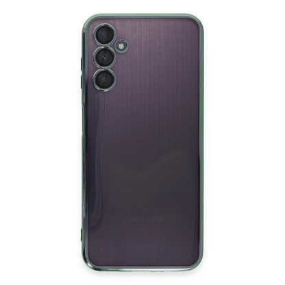 Samsung Galaxy A14 4g Kılıf Razer Lensli Silikon - Yeşil