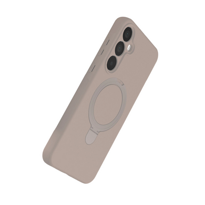 Samsung Galaxy A35 5g Regal Magsafe Standlı Kapak - Çöl Titanyum