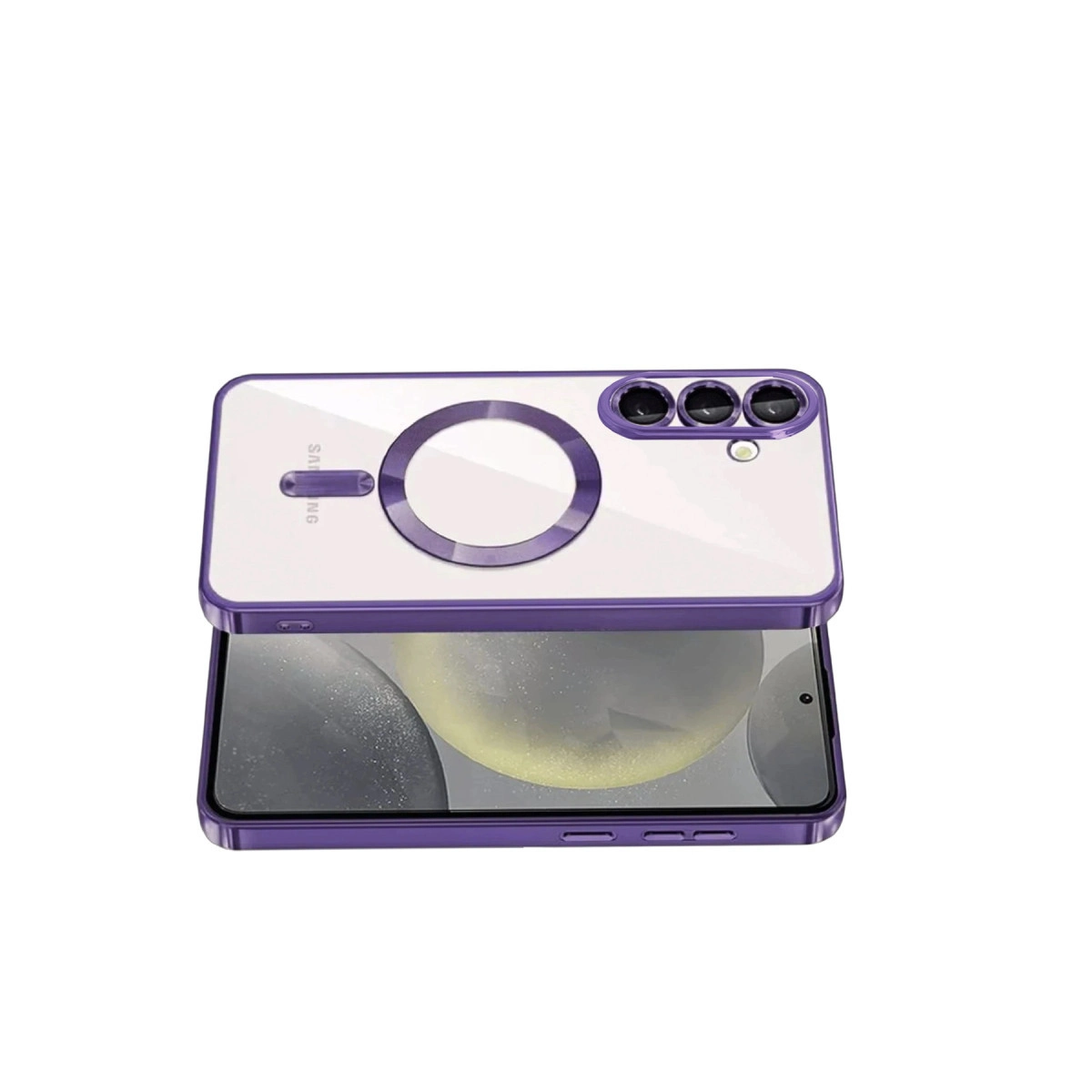 Samsung Galaxy A37 5g Kross Magneticsafe Kapak - Mor
