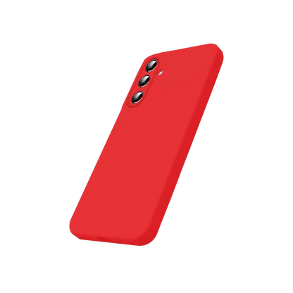 Samsung Galaxy A57 5g Nano İçi Kadife Silikon - Kırmızı